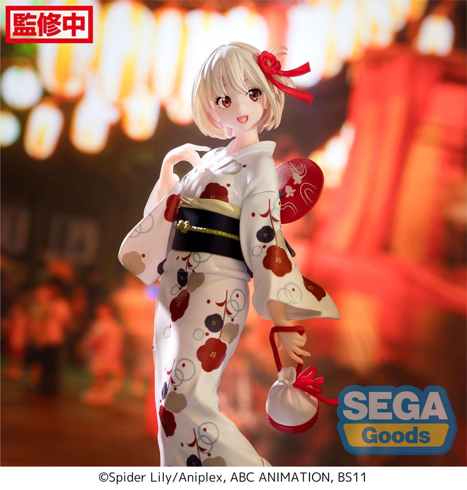 PREORDINE ESAURITO Lycoris Recoil Luminasta Figure Chisato Nishikigi Going out in a yukata 19 cm (H)