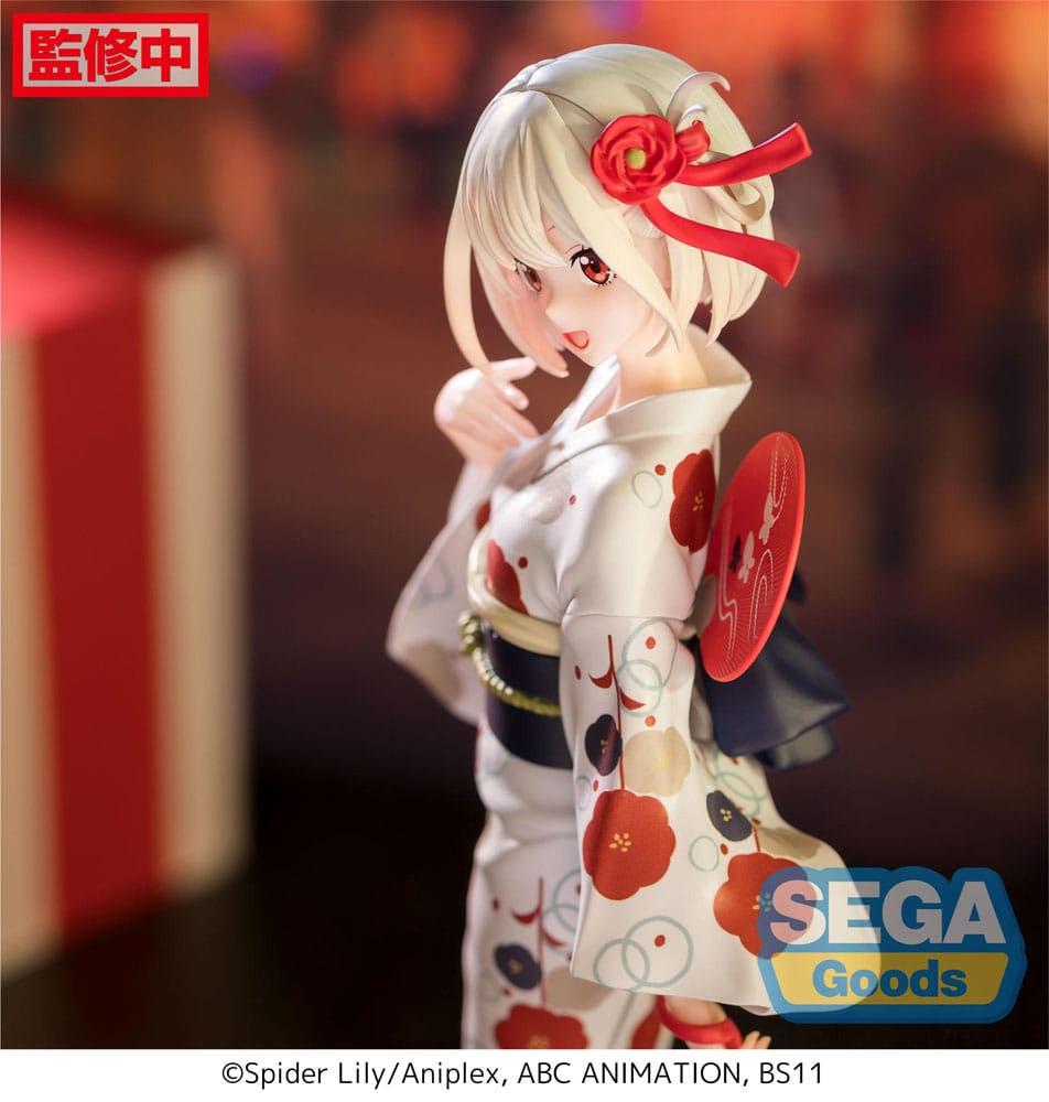 PREORDINE ESAURITO Lycoris Recoil Luminasta Figure Chisato Nishikigi Going out in a yukata 19 cm (H)