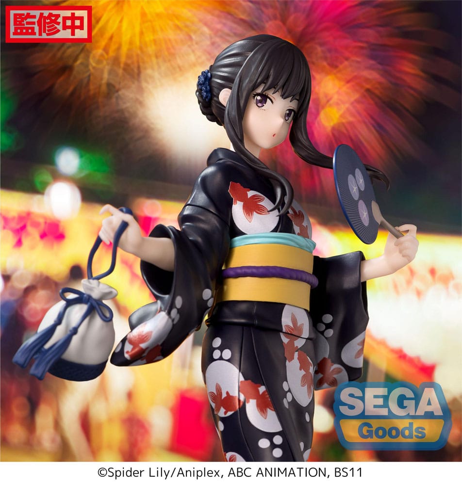 PREORDINE ESAURITO Lycoris Recoil Luminasta Figure Takina Inoue Going out in a yukata 19 cm (H)