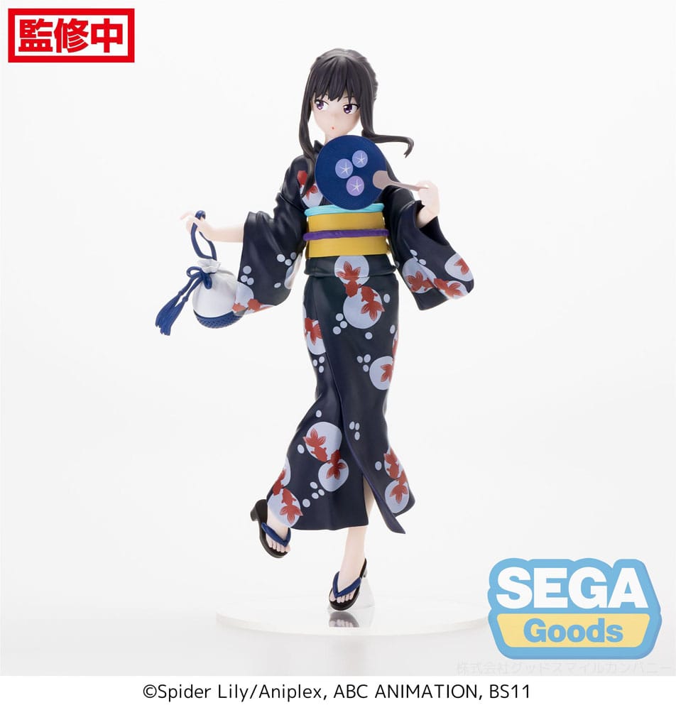 PREORDINE ESAURITO Lycoris Recoil Luminasta Figure Takina Inoue Going out in a yukata 19 cm (H)