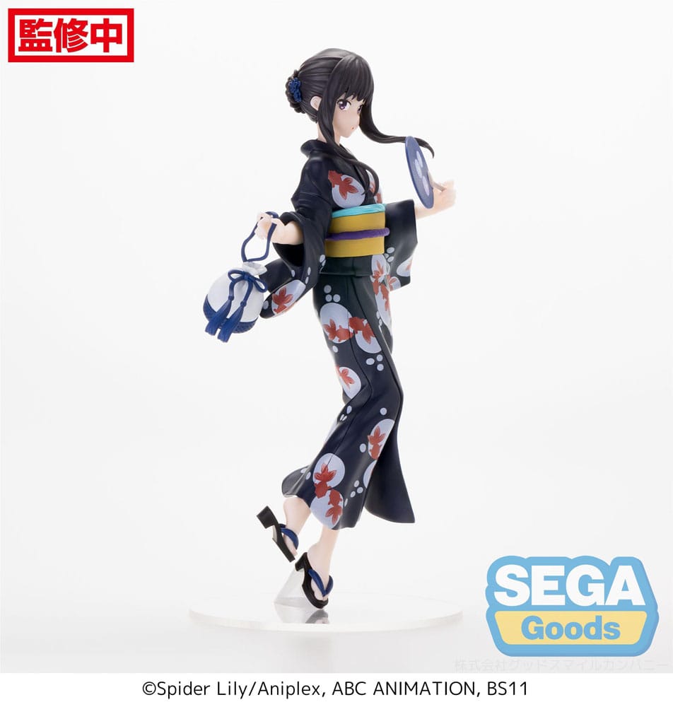 PREORDINE ESAURITO Lycoris Recoil Luminasta Figure Takina Inoue Going out in a yukata 19 cm (H)