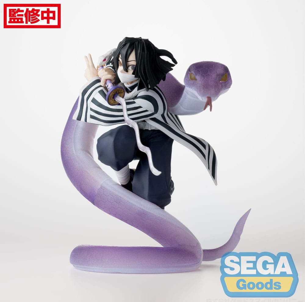 SU ORDINAZIONE Demon Slayer: Kimetsu no Yaiba Xross Link Anime PVC Statue Obanai Iguro Hashira Training Arc 14 cm ESAURITO