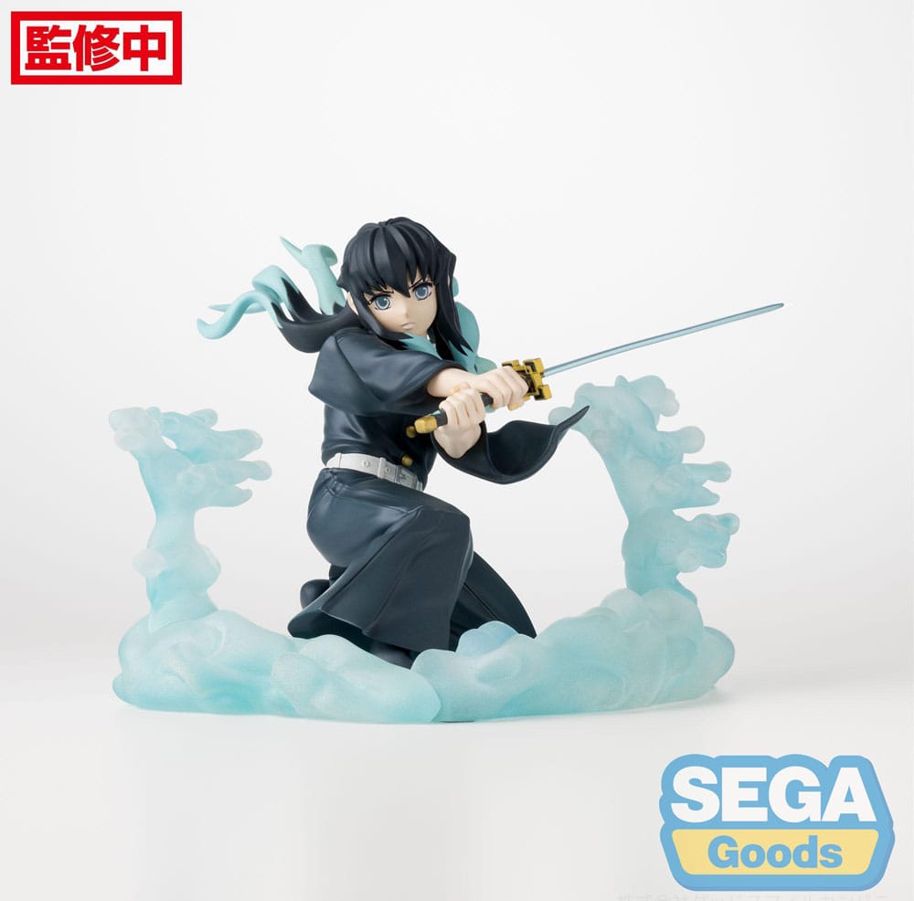 SU ORDINAZIONE Demon Slayer: Kimetsu no Yaiba Xross Link Anime PVC Statue Muichiro Tokito Hashira Training Arc 11 cm