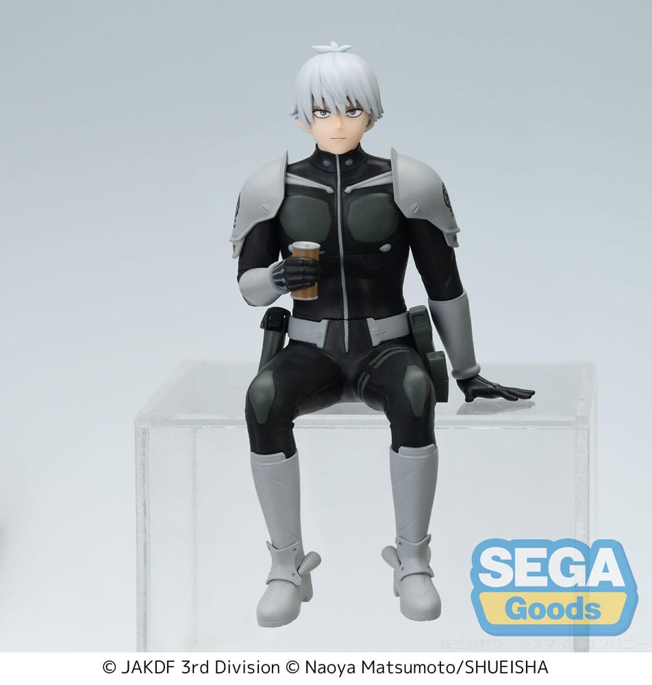 AUF BESTELLUNG HERGESTELLT Kaiju Nr. 8 PM Perching PVC Statue Reno Ichikawa Break Time 15 cm *SONDERPREIS*