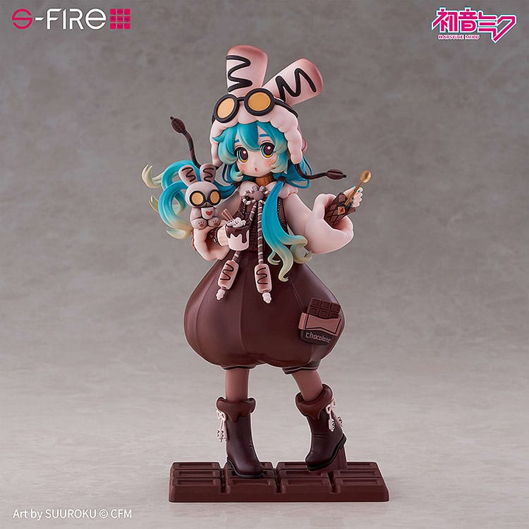 SU ORDINAZIONE Character Vocal Series 01: Hatsune Miku PVC Statue Hatsune Miku Marshmallow Hot Cocoa 22 cm