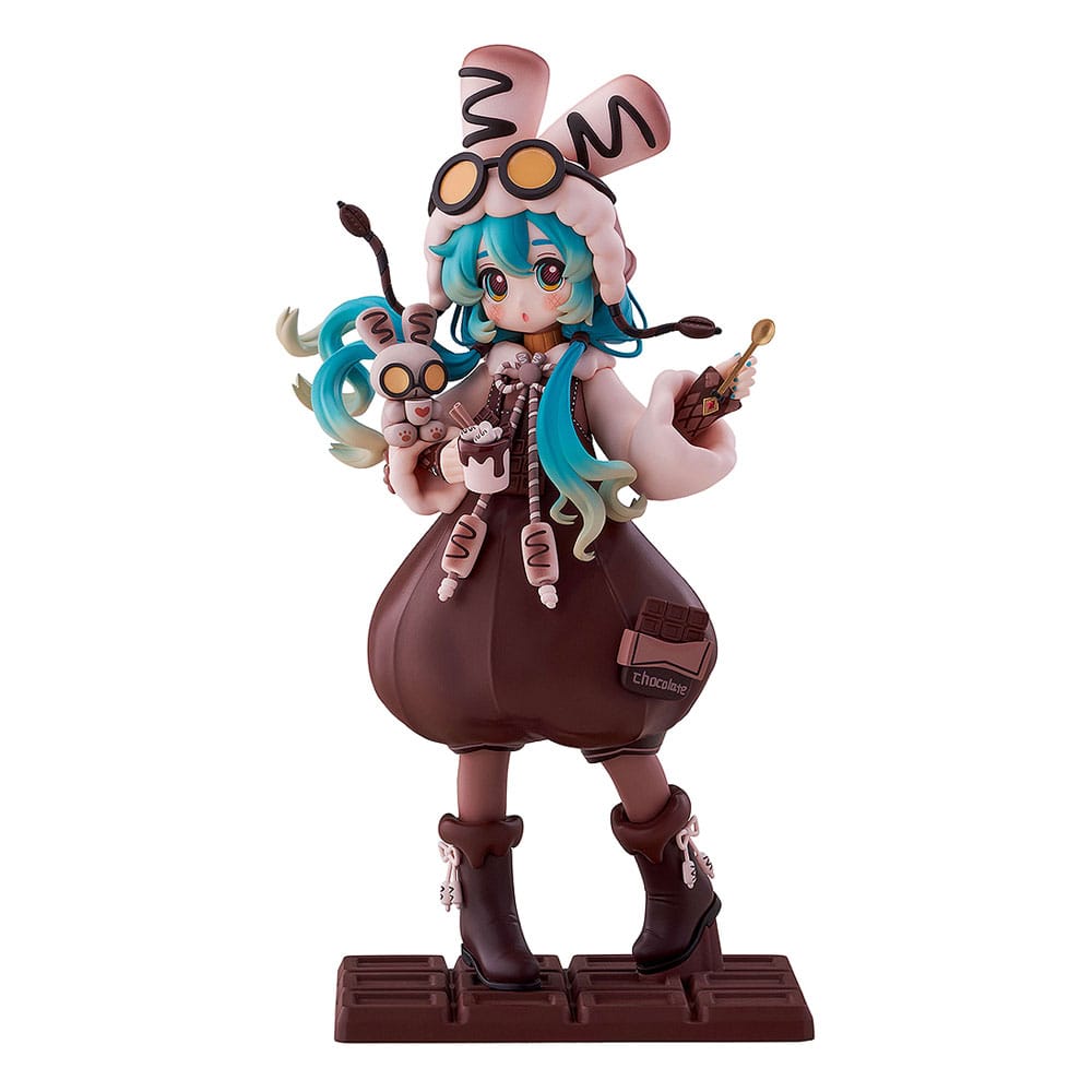 SU ORDINAZIONE Character Vocal Series 01: Hatsune Miku PVC Statue Hatsune Miku Marshmallow Hot Cocoa 22 cm