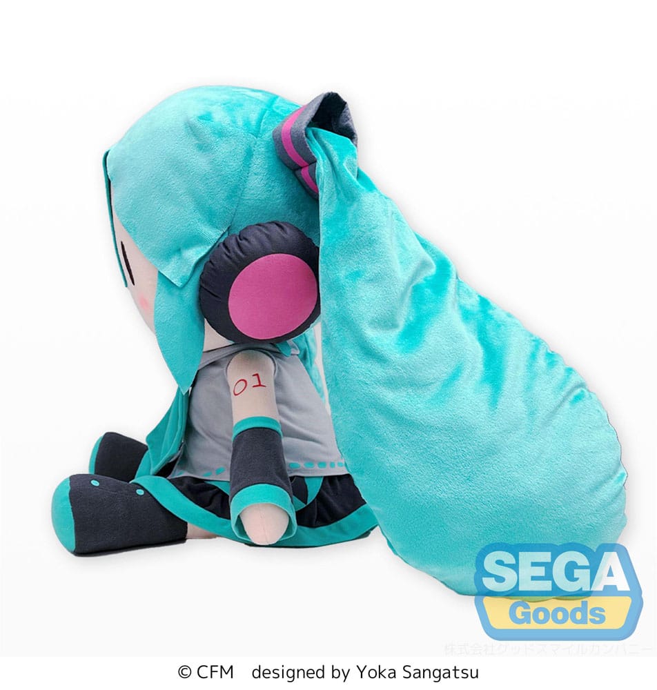 SU ORDINAZIONE Character Vocal Series 01: Hatsune Miku Fuwa Petit Plush Figure Hatsune Miku Dodeka Jumbo 50 cm 