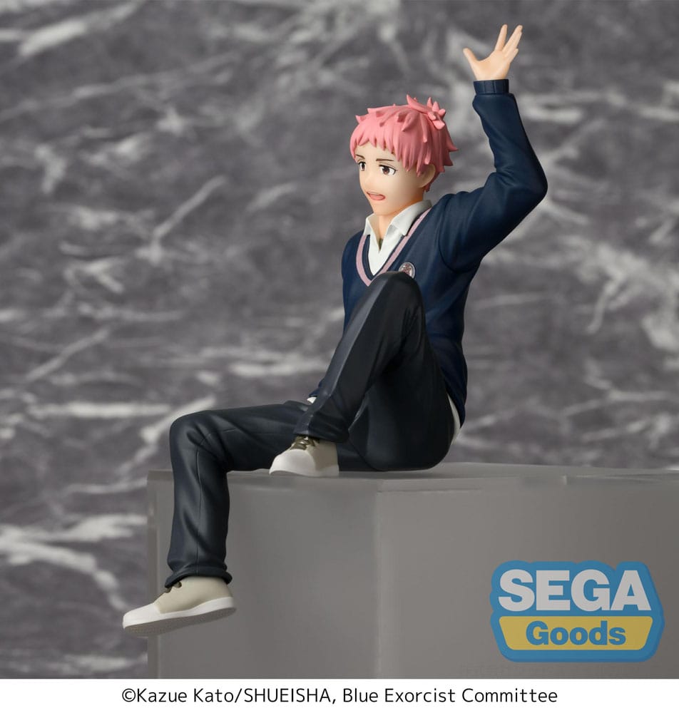 SU ORDINAZIONE Blue Exorcist Shimane Illuminati Saga PM Perching PVC Statue Renzo Shima 14 cm  
