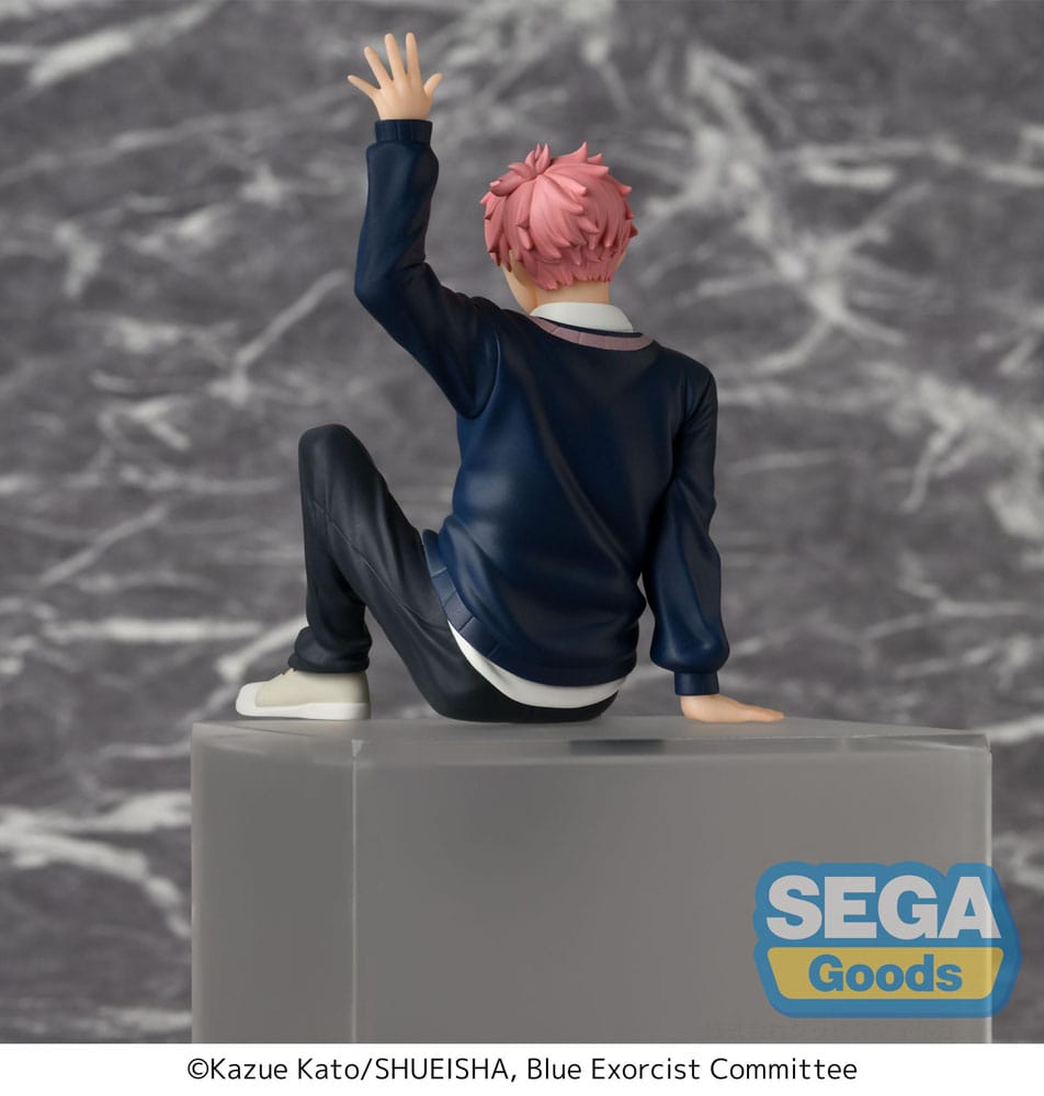 SU ORDINAZIONE Blue Exorcist Shimane Illuminati Saga PM Perching PVC Statue Renzo Shima 14 cm  