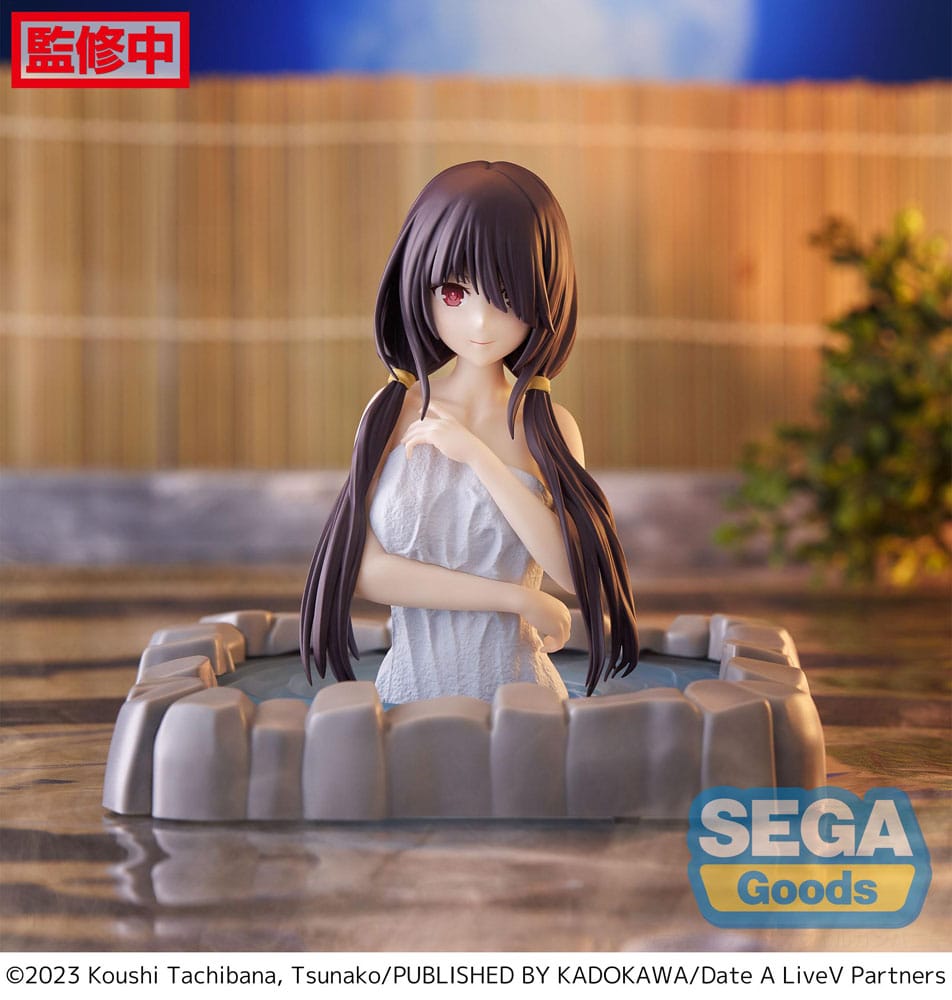 SU ORDINAZIONE Date A Live V Thermae Utopia PVC Statue Kurumi Tokisaki Pigtails 10 cm