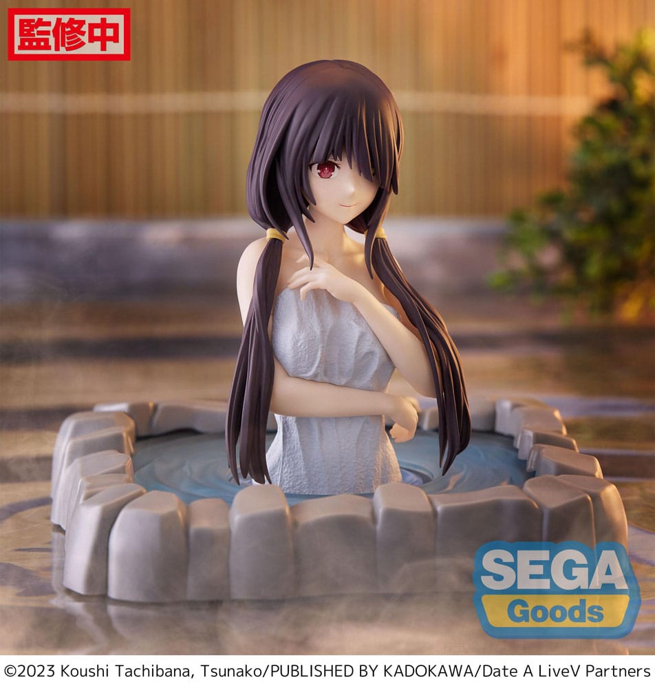 SU ORDINAZIONE Date A Live V Thermae Utopia PVC Statue Kurumi Tokisaki Pigtails 10 cm