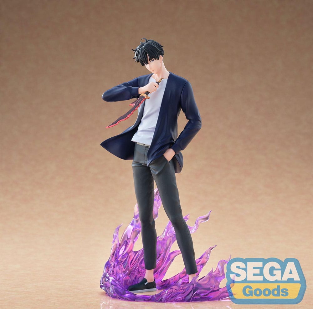SU ORDINAZIONE Solo Leveling XrossLink PVC Statue Sung Jinwoo 18 cm