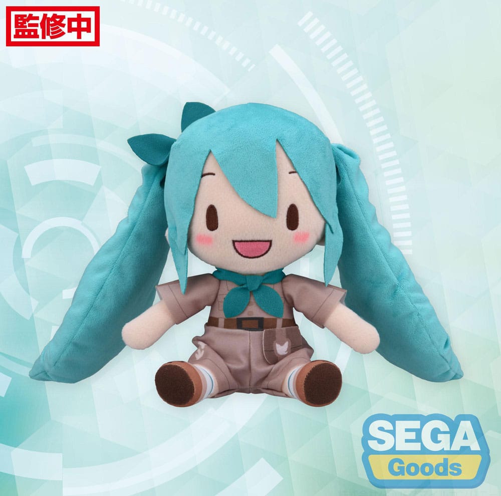 SU ORDINAZIONE Hatsune Miku Fuwa Petit Plush Figure Hatsune Miku Going Out Series Zoo Ver. M 22 cm