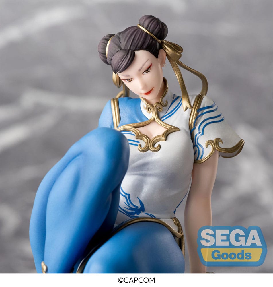 PREORDINE+ 10/2025 Street Fighter 6 PM Perching PVC Statue Chun-Li 14 cm