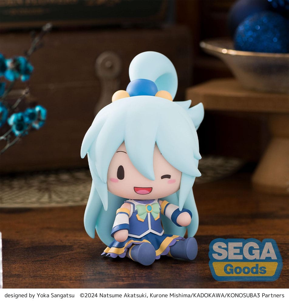 PREORDINE+ 12/2025 Konosuba God´s blessing on this wonderful world! 3 Fuwa Petit Chibi Figure Aqua 10 cm