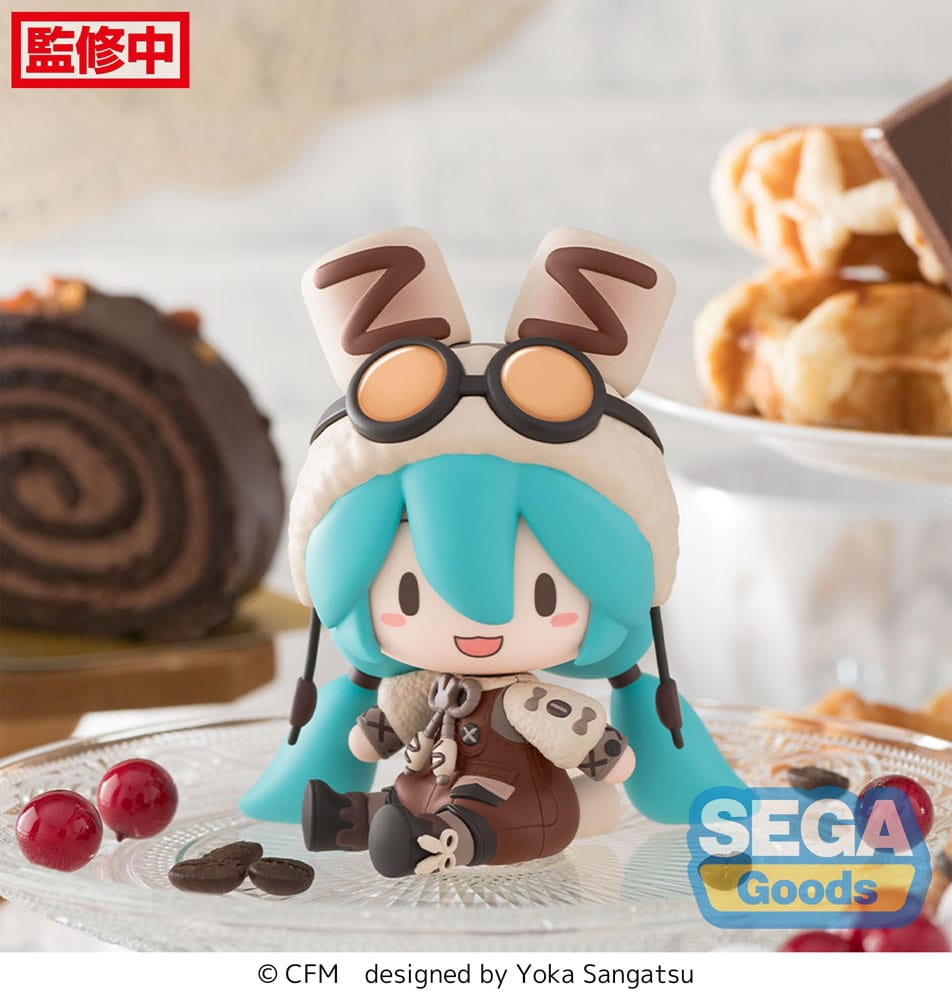 PREORDINE+ 12/2025 Character Vocal Series 01: Hatsune Miku Fuwa Petit Chibi Figure Hatsune Miku Marshmallow Hot Cocoa 10 cm