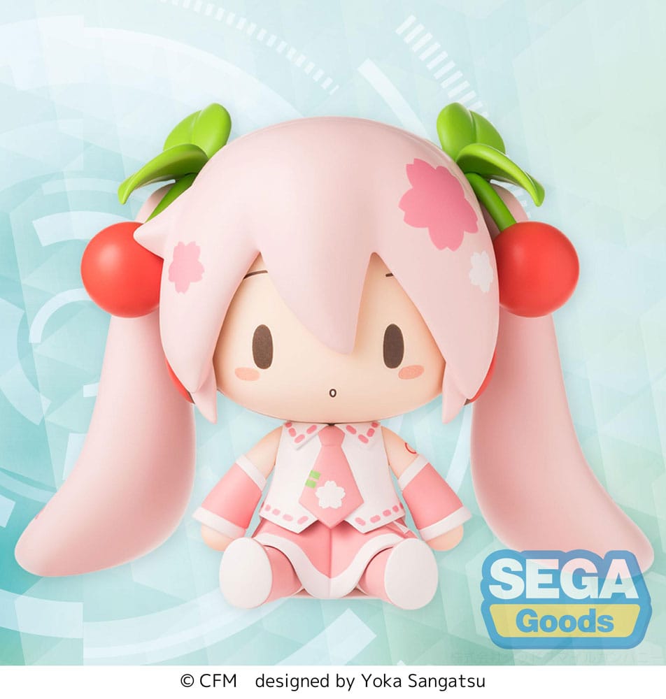 SU ORDINAZIONE Character Vocal Series 01: Hatsune Miku Fuwa Petit Chibi Figure Sakura Miku 8 cm 