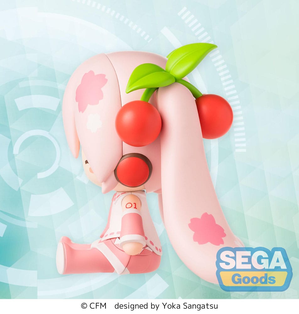 SU ORDINAZIONE Character Vocal Series 01: Hatsune Miku Fuwa Petit Chibi Figure Sakura Miku 8 cm 