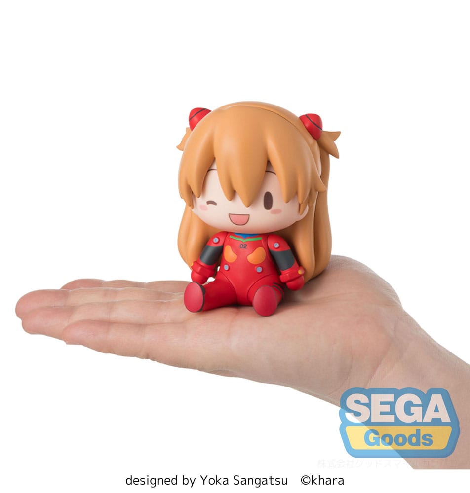 SU ORDINAZIONE Evangelion: New Theatrical Edition Fuwa Petit Chibi Figure Asuka Plug Suit 8 cm 