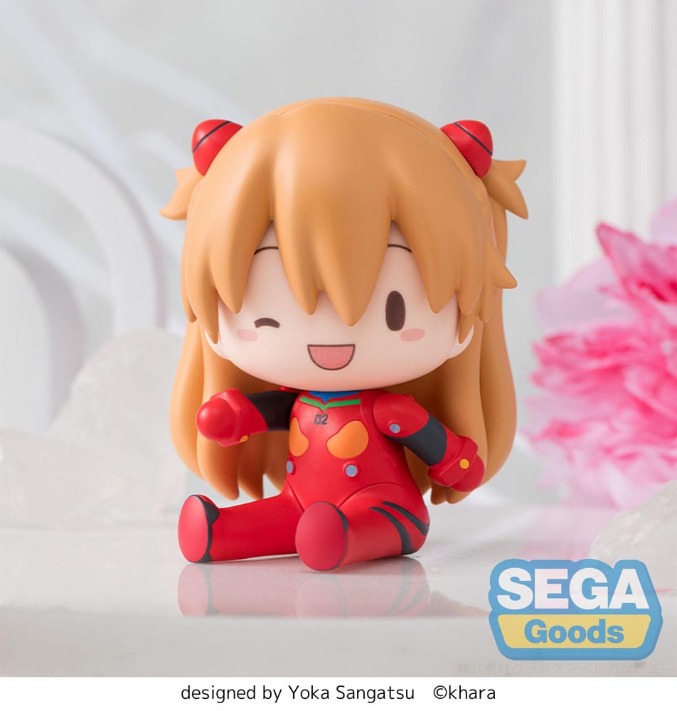 SU ORDINAZIONE Evangelion: New Theatrical Edition Fuwa Petit Chibi Figure Asuka Plug Suit 8 cm 