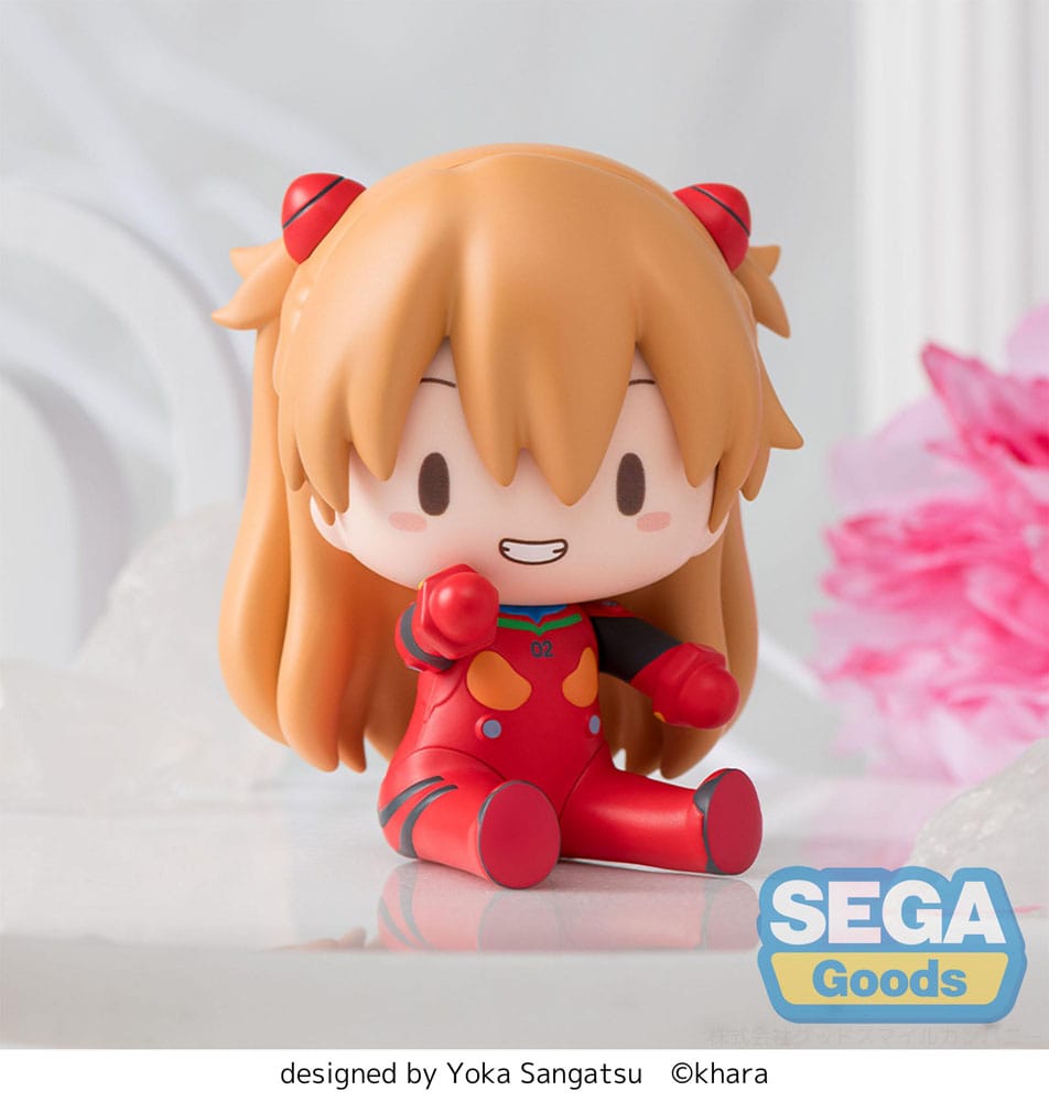 SU ORDINAZIONE Evangelion: New Theatrical Edition Fuwa Petit Chibi Figure Asuka Plug Suit 8 cm 