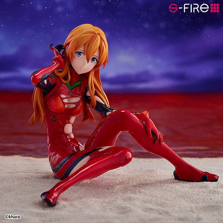 SU ORDINAZIONE Rebuild of Evangelion S-Fire PVC Statue 1/7 Asuka Langley 12 cm