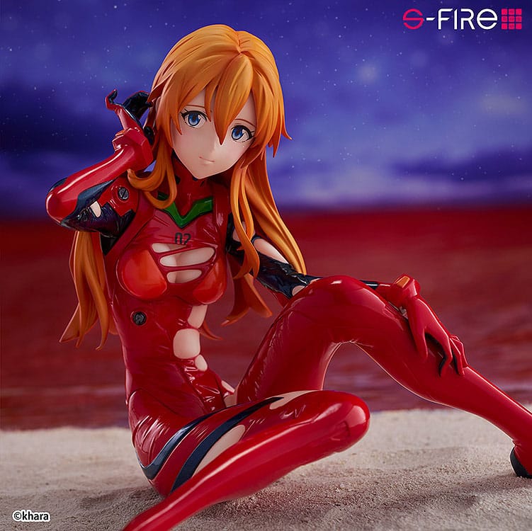 SU ORDINAZIONE Rebuild of Evangelion S-Fire PVC Statue 1/7 Asuka Langley 12 cm