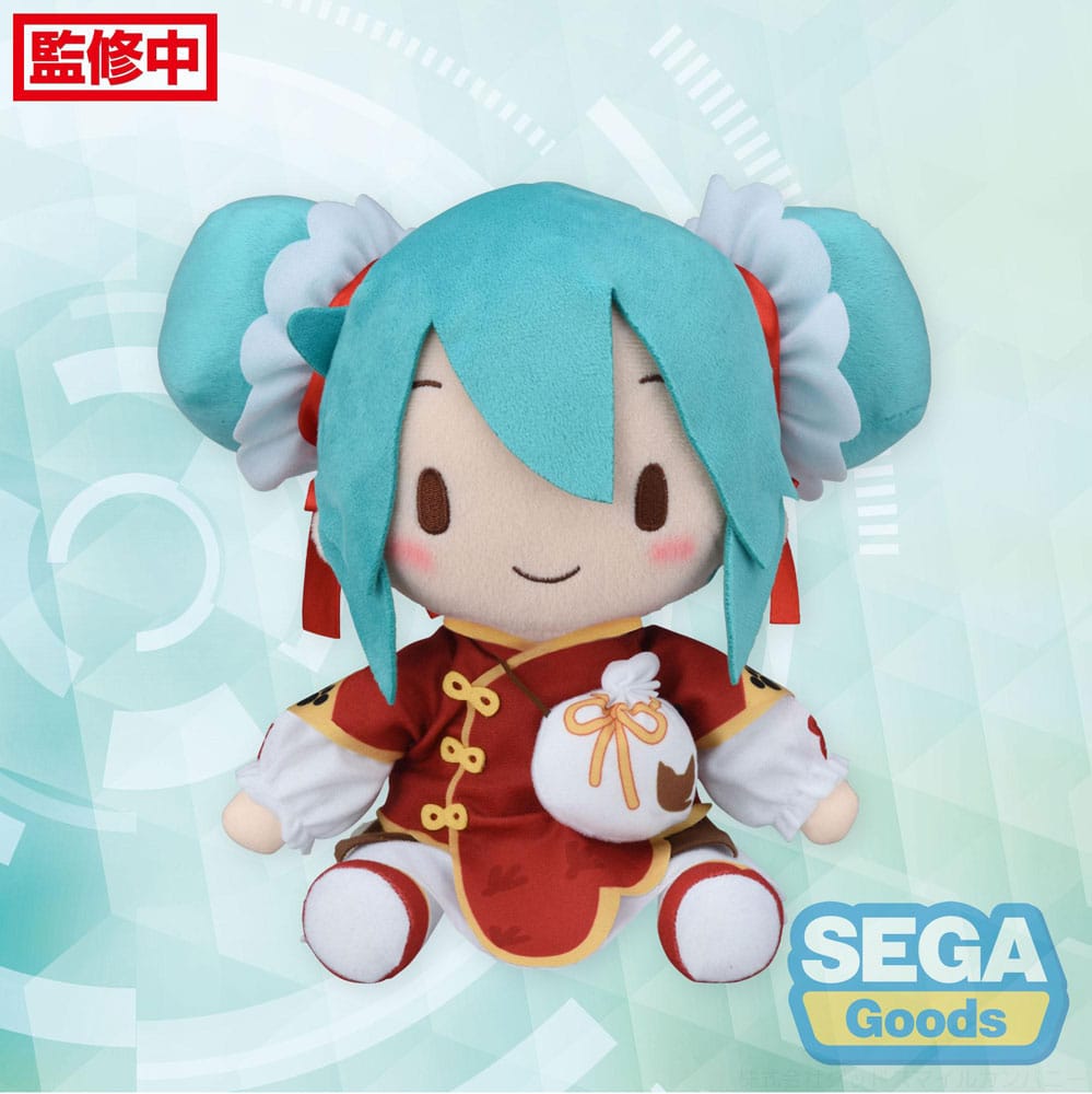 SU ORDINAZIONE Character Vocal Series 01: Hatsune Miku Fuwa Petit Plush Figure Hatsune Miku Going Out Series Chinatown Ver. M 22 cm ESAURITO