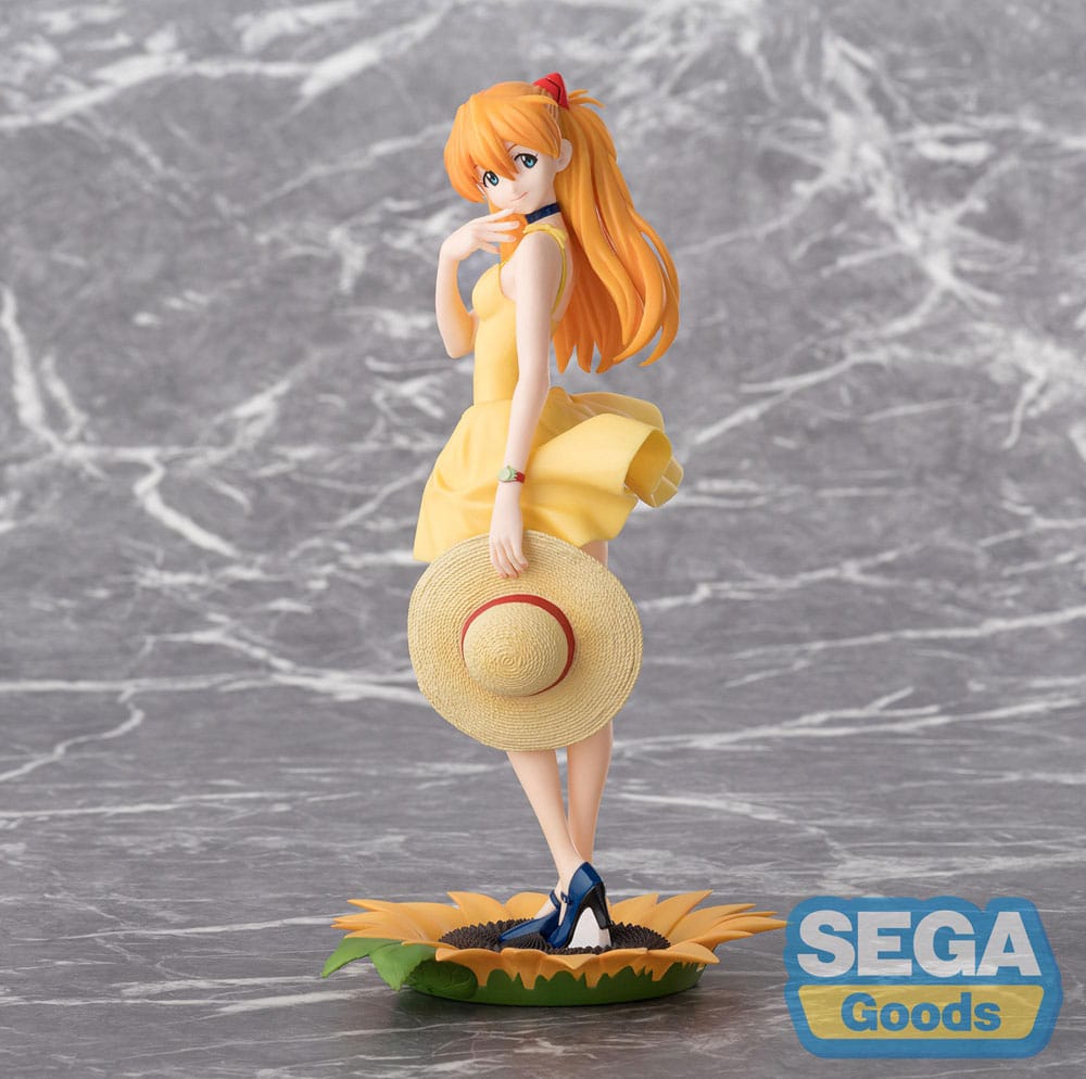IN STOCK Rebuild of Evangelion Luminasta PVC Statue Asuka Summer Dress Ver. 2 24 cm