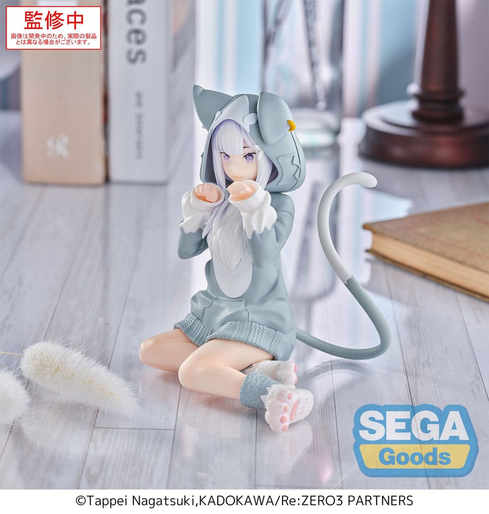 PREORDER+ 02/2026 Re:Zero Starting Life in Another World Yumemirize PVC Statue Emilia Mofumofu Pack 11 cm