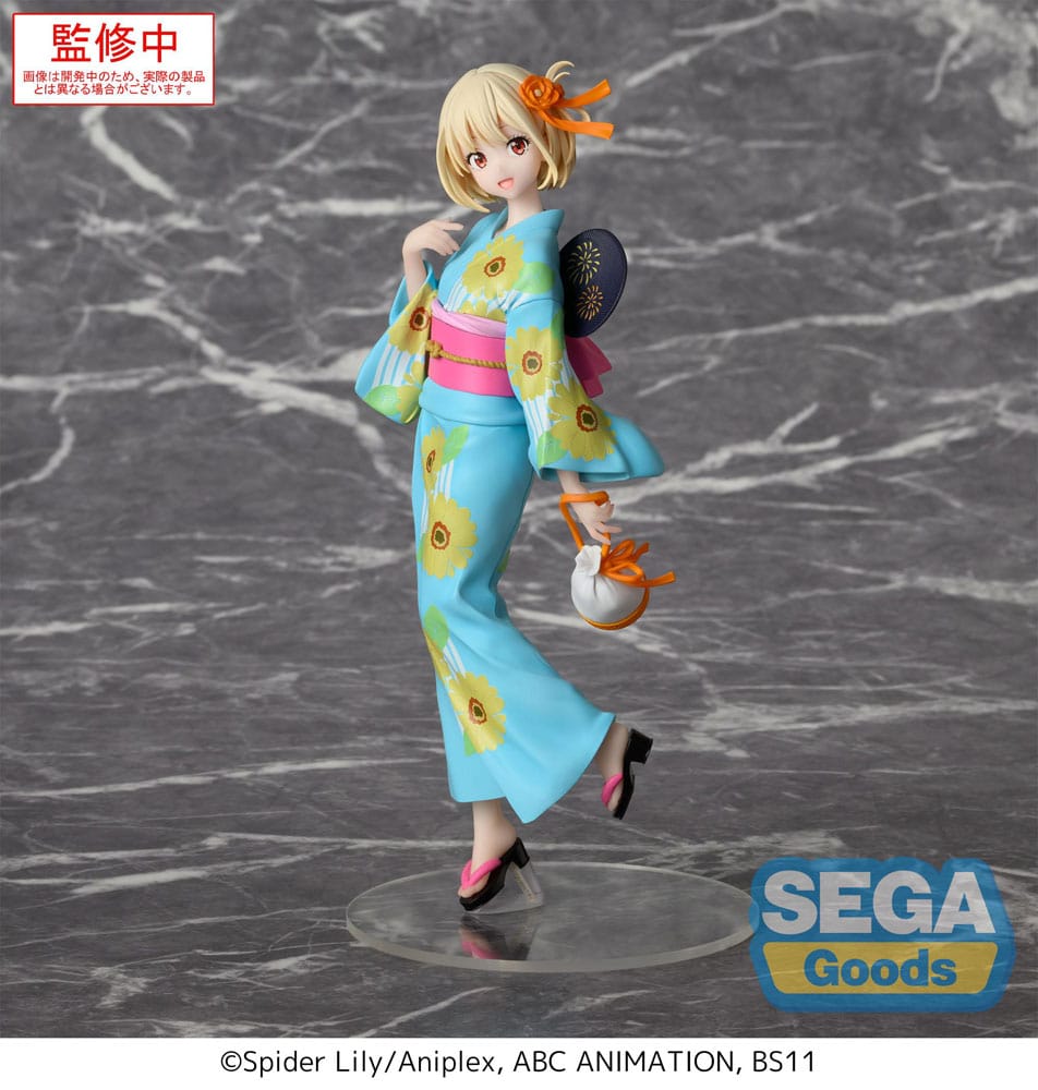 MADE TO ORDER Lycoris Recoil Luminasta PVC Statue Chisato Nishikigi Festival in Yukata 19 cm