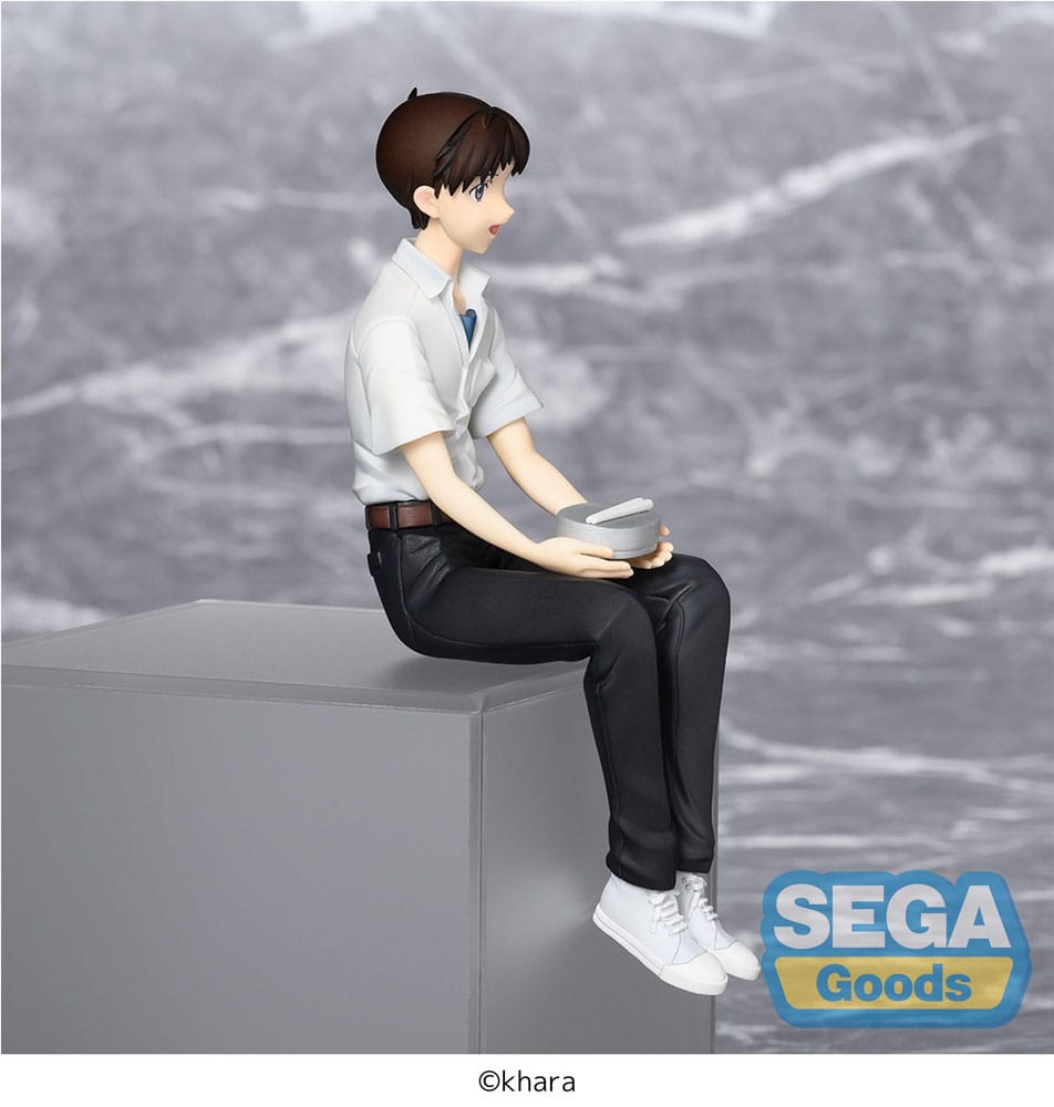 PREORDINE+ 01/2026 Rebuild of Evangelion PM Perching PVC Statue Shinji Ikari Evangelion New Theatrical Edition 14 cm