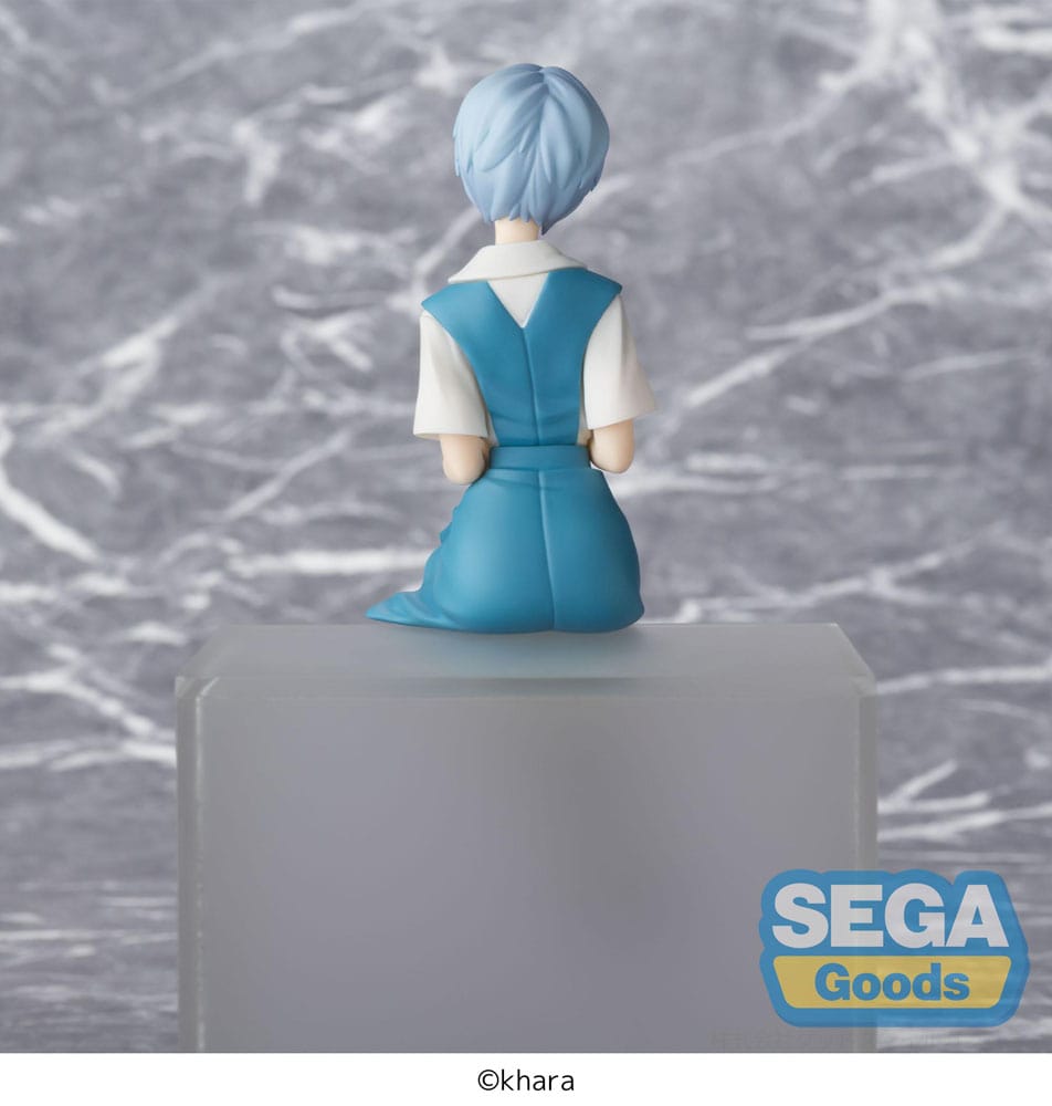 PREORDER+ 02/2026 Rebuild of Evangelion PM Perching PVC Statue Rei Ayanami Evangelion New Theatrical Edition 14 cm