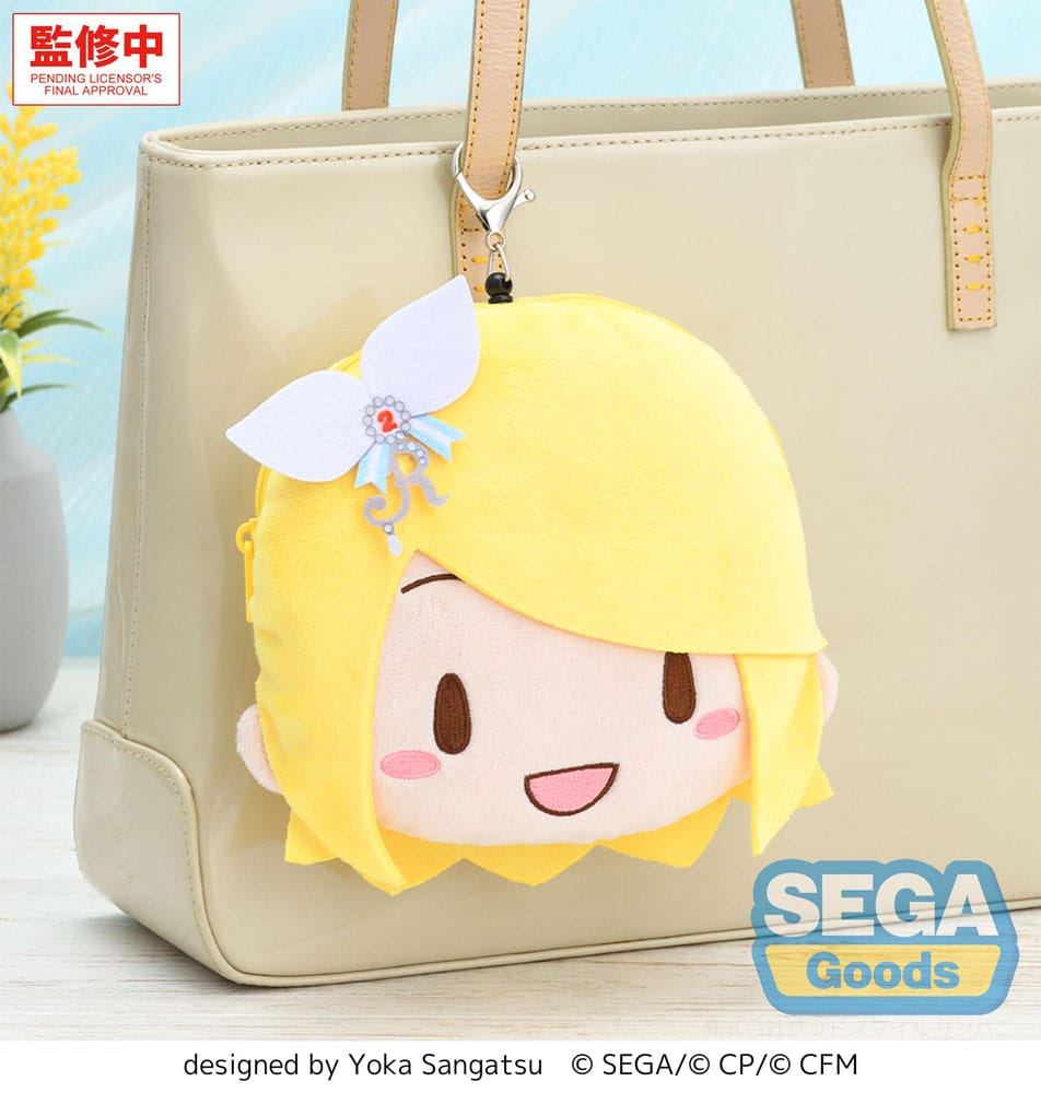 SU ORDINAZIONE Hatsune Miku: Coloful Stage! Plush Keychain Kagamine Rin Stage Sekai 15 cm   