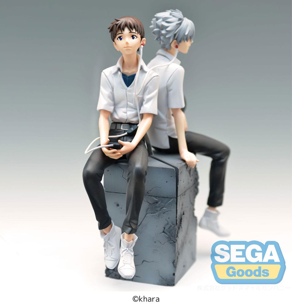 PREORDER+ 03/2026 Rebuild of Evangelion Luminasta PVC Statue Shinji &amp; Kaworu Evangelion: New Theatrical Edition Shinji Ver. 17 cm