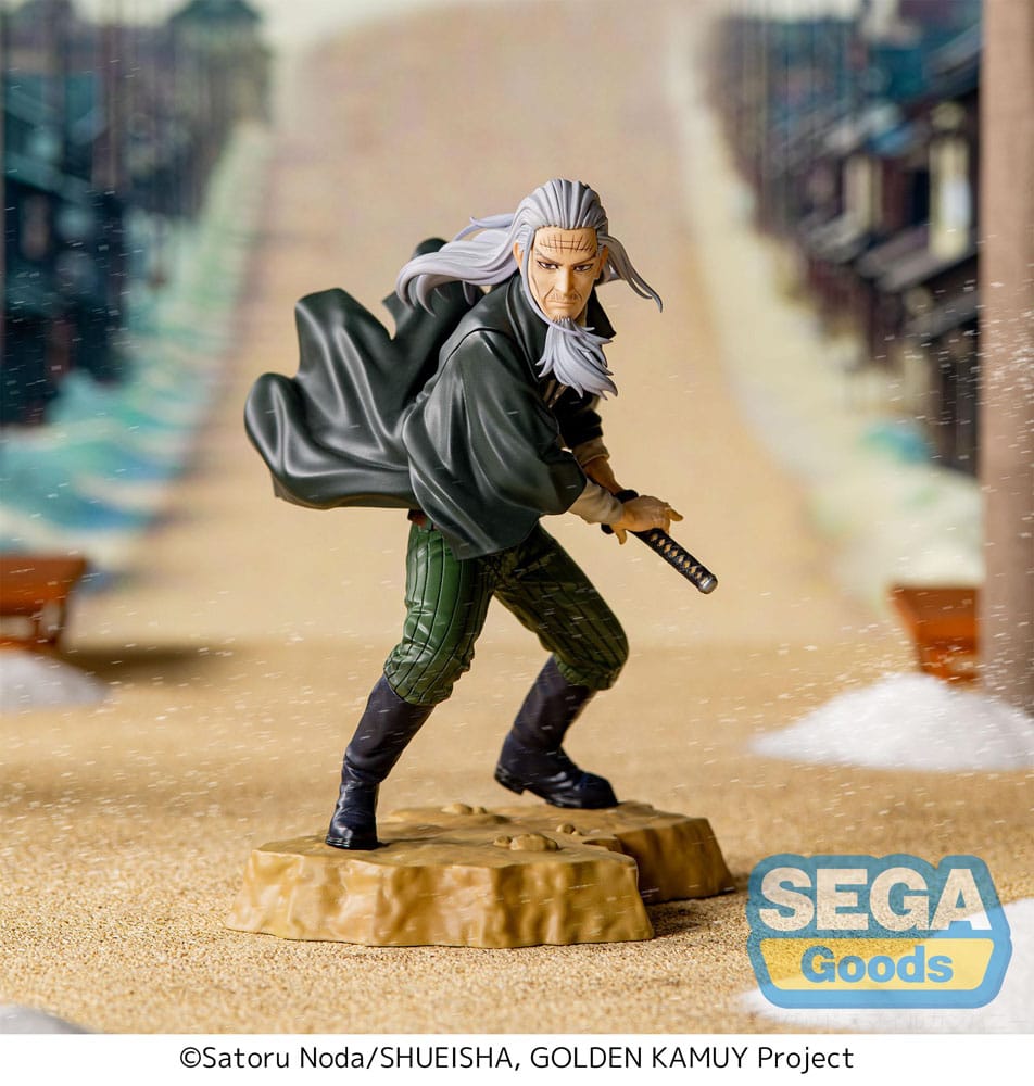 SU ORDINAZIONE Golden Kamuy Xross Link Anime PVC Statue Toshizo Hijikata 13 cm  