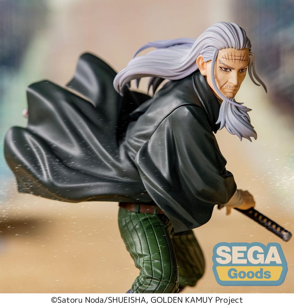 SU ORDINAZIONE Golden Kamuy Xross Link Anime PVC Statue Toshizo Hijikata 13 cm  