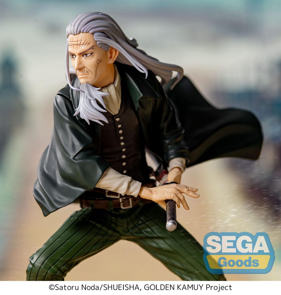 SU ORDINAZIONE Golden Kamuy Xross Link Anime PVC Statue Toshizo Hijikata 13 cm  