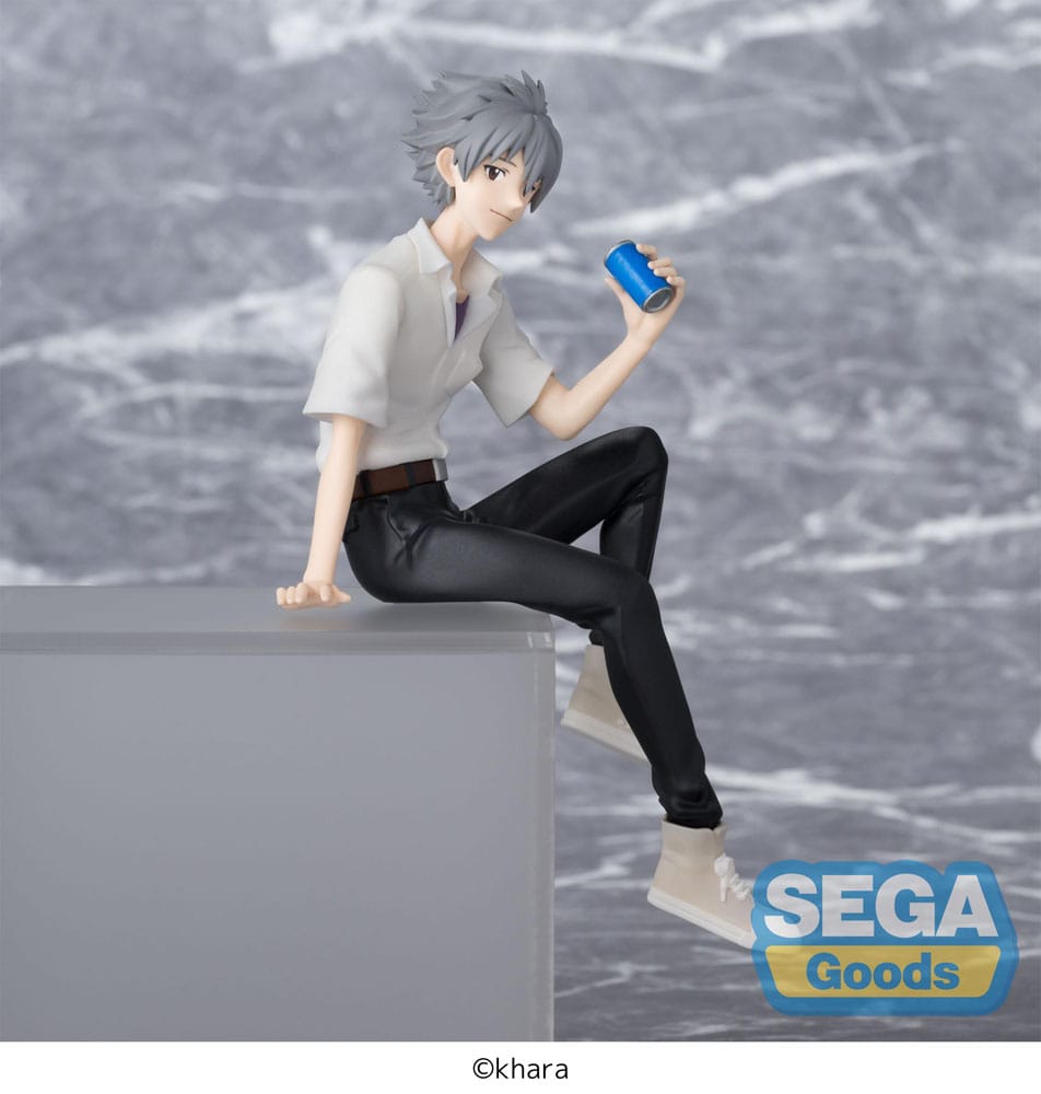 PREORDINE+ 04/2026 Evangelion: New Theatrical Edition PM Perching PVC Statue Kaworu Nagisa 14 cm