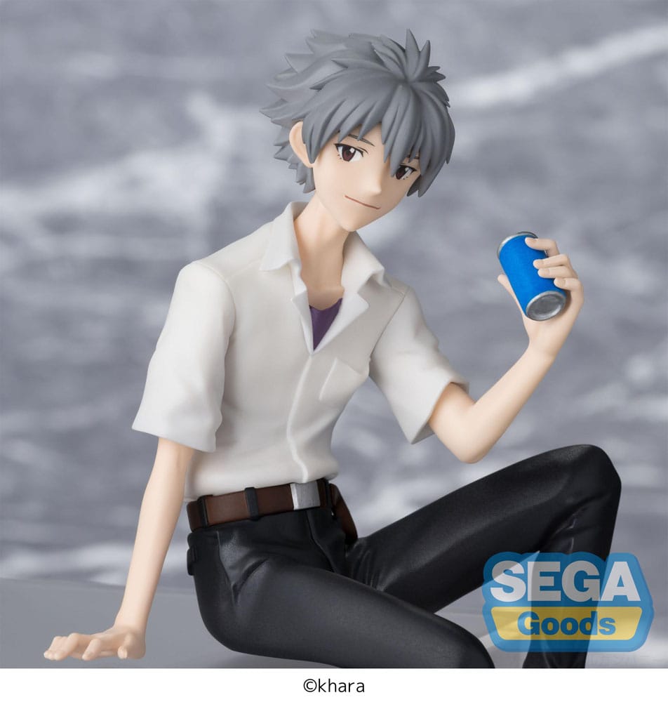 PREORDINE+ 04/2026 Evangelion: New Theatrical Edition PM Perching PVC Statue Kaworu Nagisa 14 cm