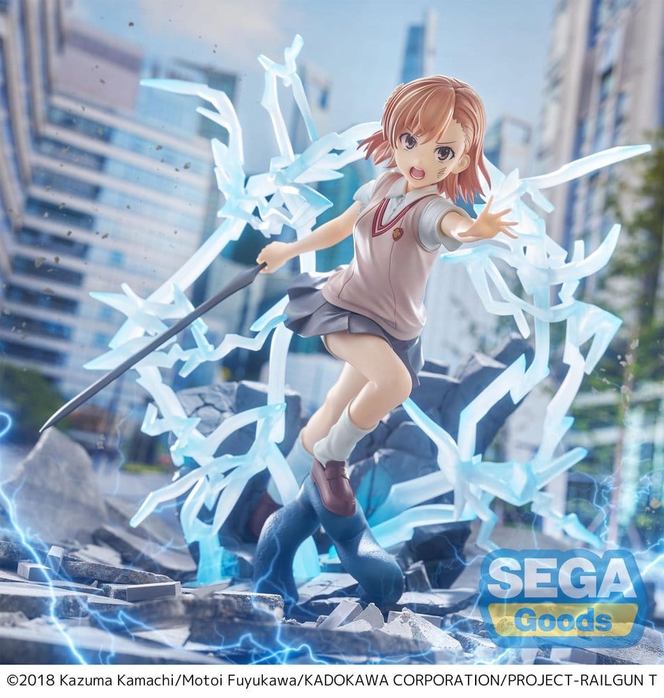 PREORDINE+ 01/2027 A Certain Scientific Railgun T FIGURIZMa PVC Figure Mikoto Misaka 23 cm