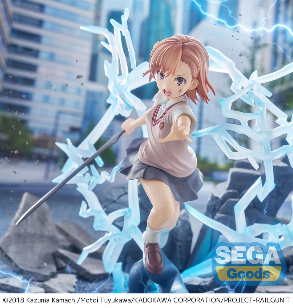 PREORDINE+ 01/2027 A Certain Scientific Railgun T FIGURIZMa PVC Figure Mikoto Misaka 23 cm