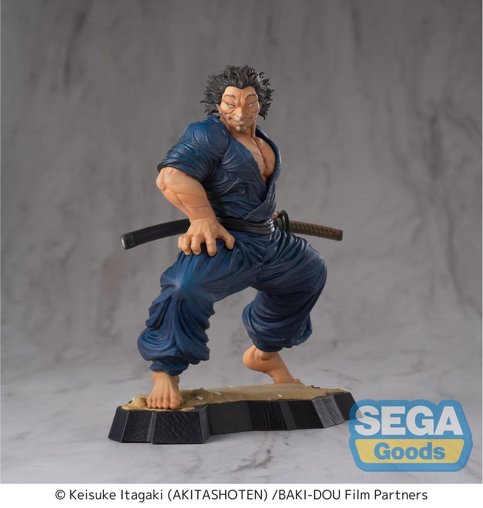PREORDINE+ 02/2027 Baki-Dou Luminasta PVC Figure Musashi Miyamoto 17 cm