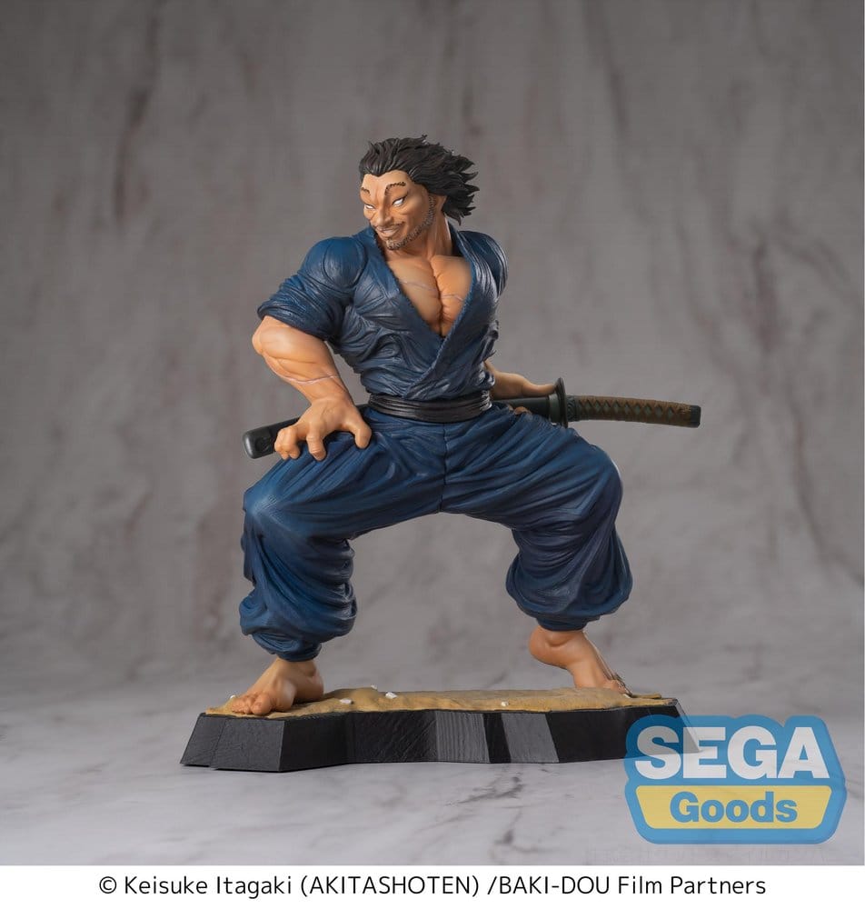 PREORDINE+ 02/2027 Baki-Dou Luminasta PVC Figure Musashi Miyamoto 17 cm