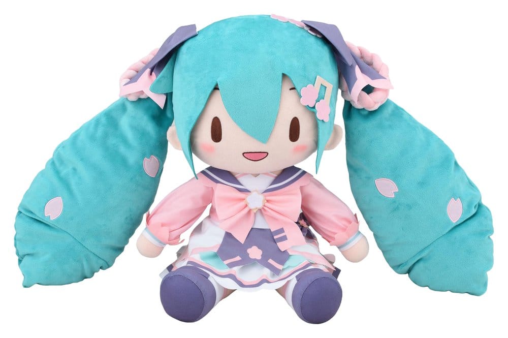 SU ORDINAZIONE Character Vocal Series 01: Hatsune Miku Fuwa Petit Plush Figure Hatsune Miku New Semester Plush LL 40 cm