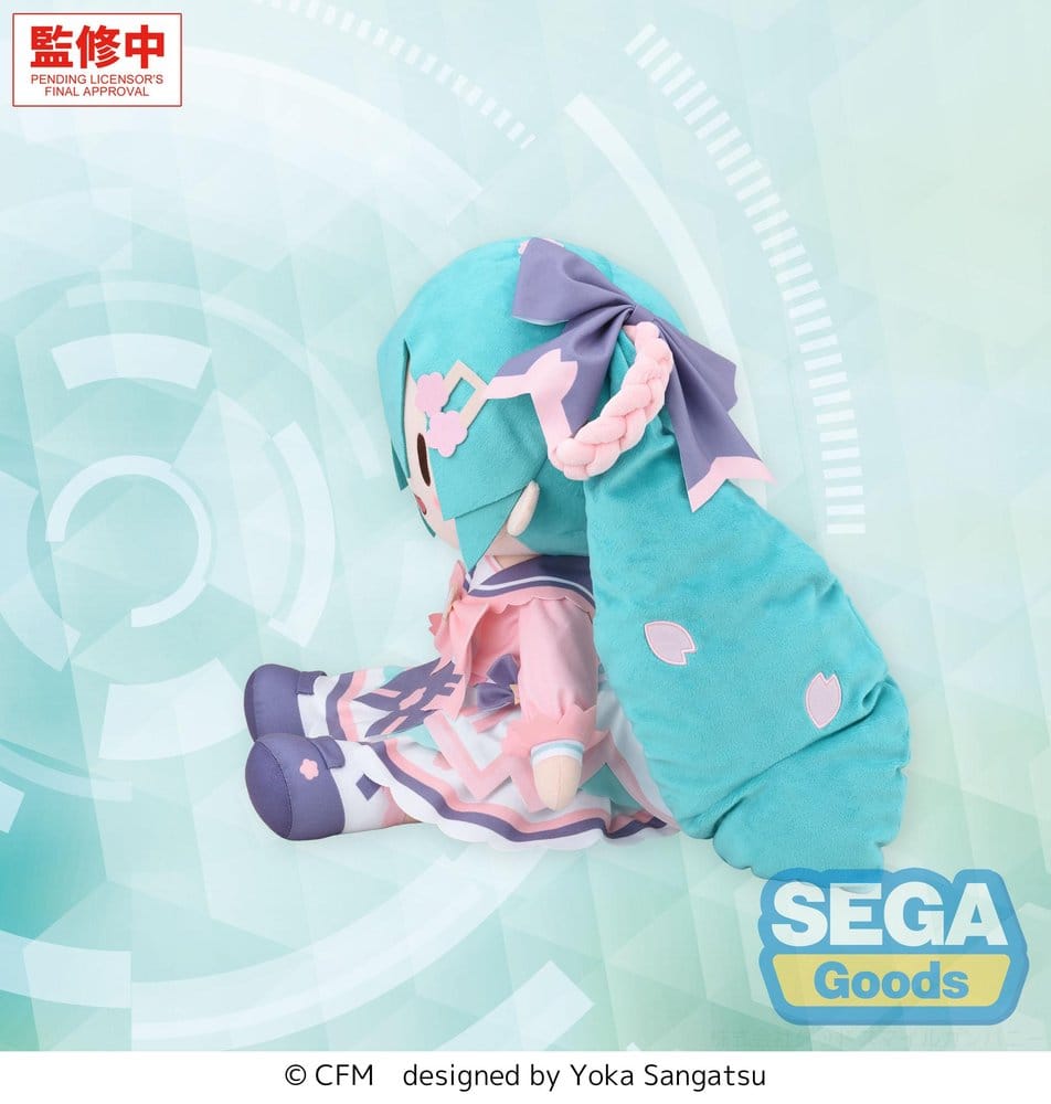 SU ORDINAZIONE Character Vocal Series 01: Hatsune Miku Fuwa Petit Plush Figure Hatsune Miku New Semester Plush LL 40 cm
