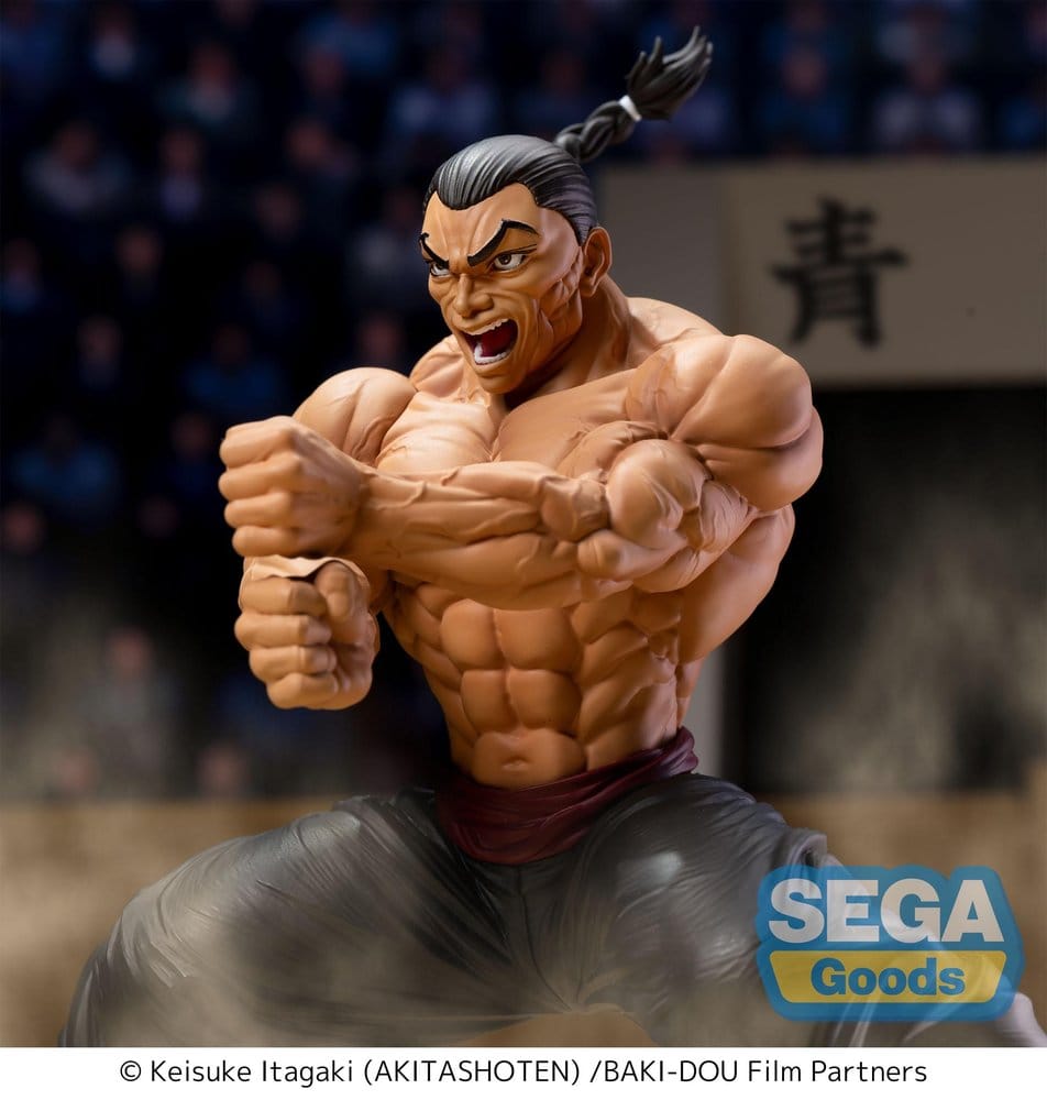 PREORDINE+ 12/2026 Baki-Dou Luminasta PVC Figure Kaioh Retsu 15 cm