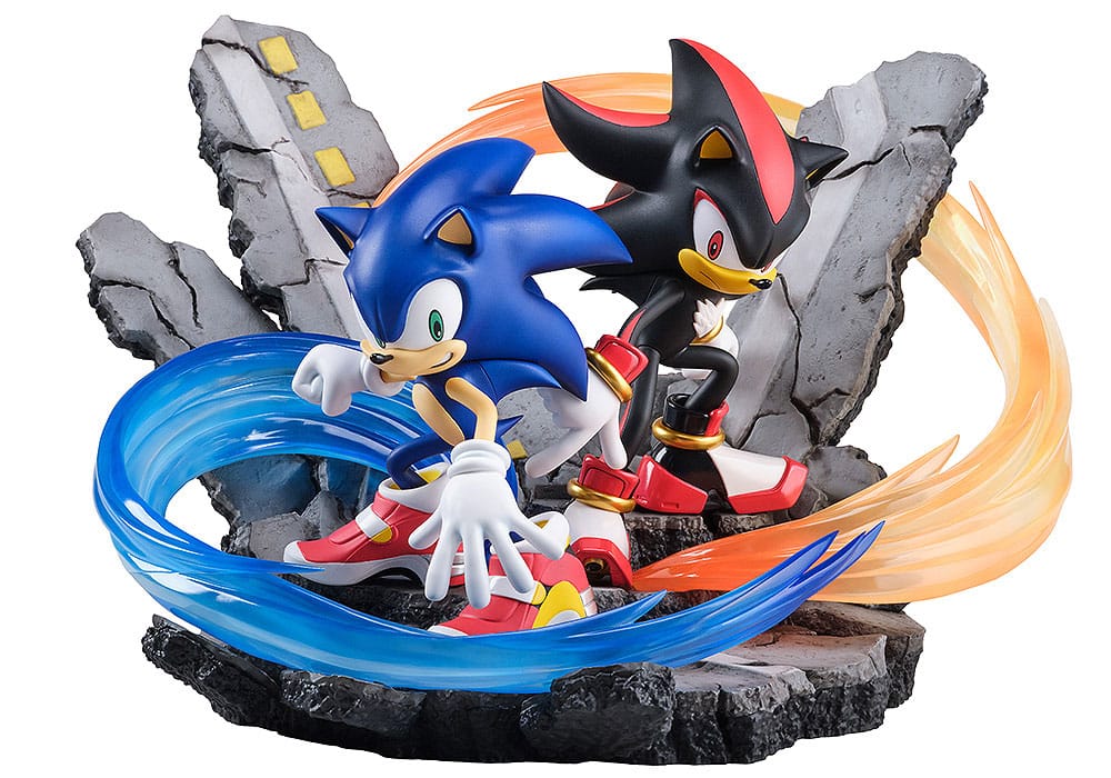 PREORDINE ESAURITO  Sonic the Hedgehog Statue Super Situation Figure Sonic Adventure 2 21 cm