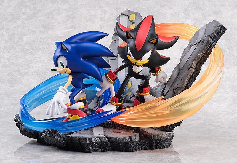PREORDINE ESAURITO  Sonic the Hedgehog Statue Super Situation Figure Sonic Adventure 2 21 cm