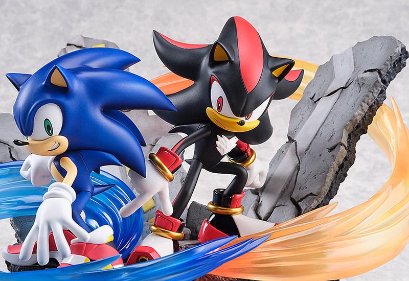 PREORDINE ESAURITO  Sonic the Hedgehog Statue Super Situation Figure Sonic Adventure 2 21 cm